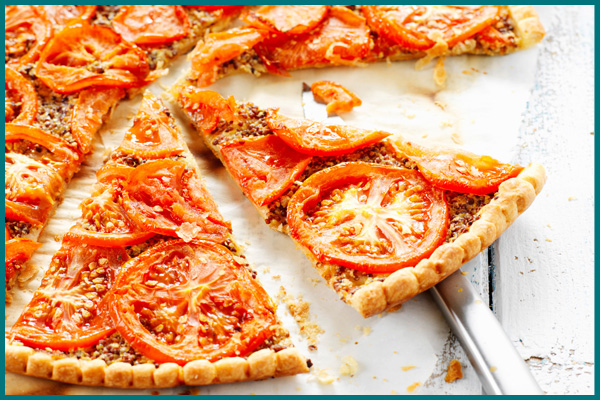 tarte tomate moutarde
